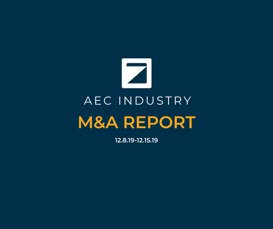 M&A Activity Report (12/8/19-12/15/19)