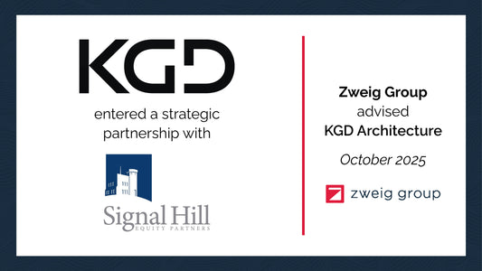 KGD Architecture Enters Strategic Partnership, Joins Influential National Platform, with Signal Hill Equity Partners