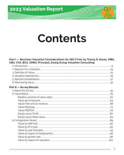 2023 Valuation Report of AEC Firms Preview #2