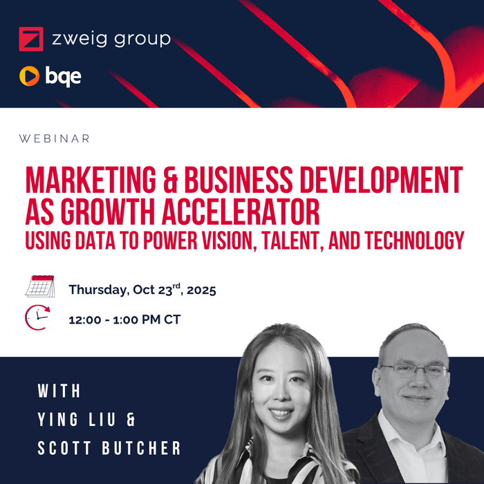 Marketing & BD as Growth Accelerator: Using Data to Power Vision, Talent, and Technology
