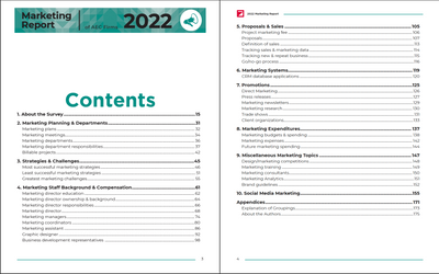 2022 Marketing Report of AEC Firms Preview #2