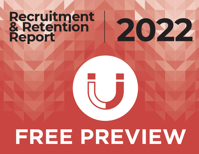 Free Preview for 2022 Recruitment & Retention Report of AEC Firms Cover