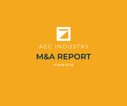 M&A Activity Report (11/24/19-12/1/19)