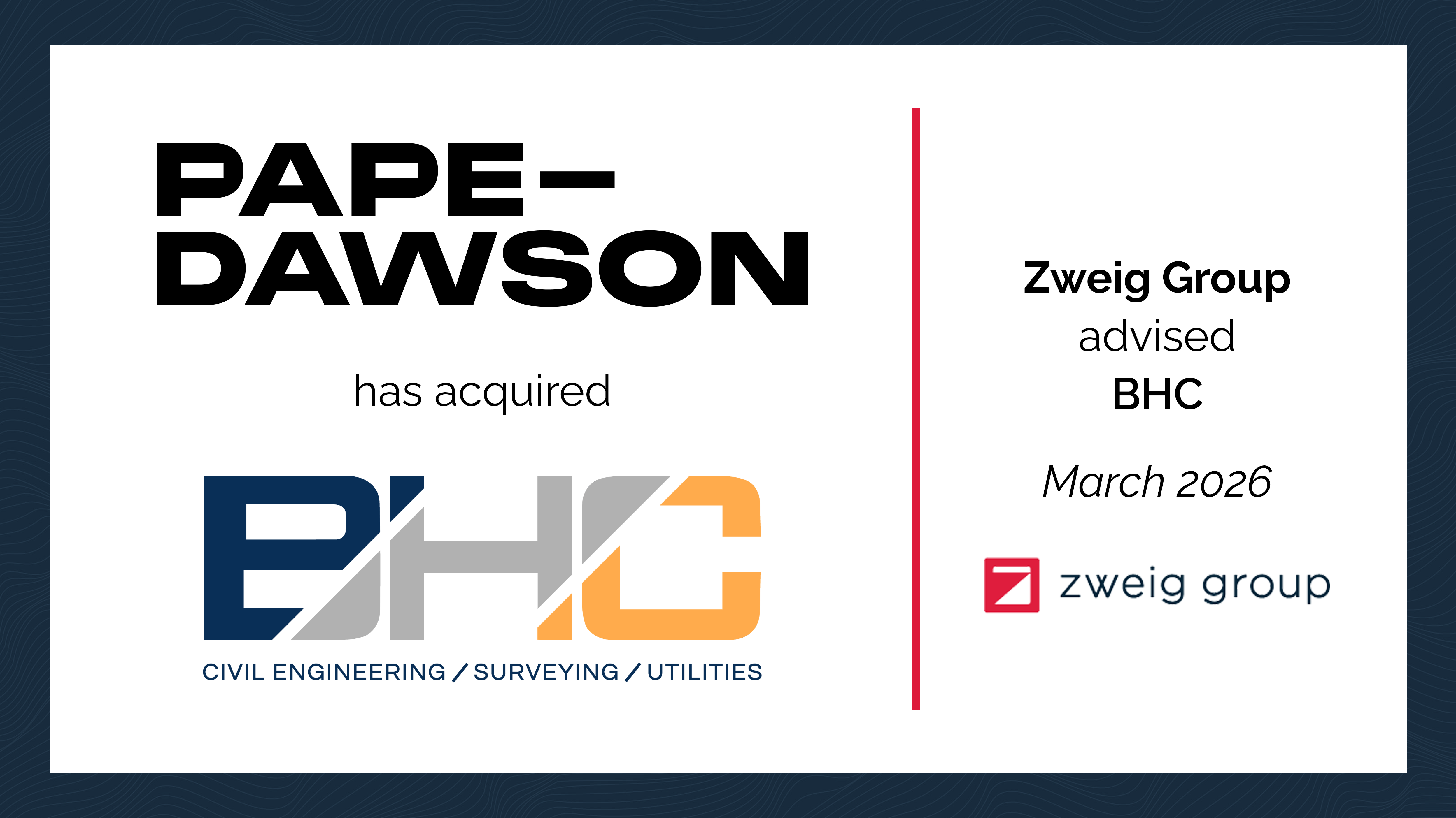 Pape-Dawson acquires BHC to expand Midwest engineering presence