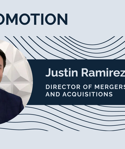 Dustin Raminez Justin Ramirez Promoted to Director of Mergers and Acquisitions at Zwe