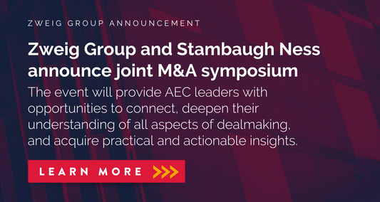 Zweig Group and Stambaugh Ness announce M&A symposium for AEC