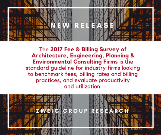 Publication Released: New Data on Architecture/Engineering Firm Fees and Billing Rates