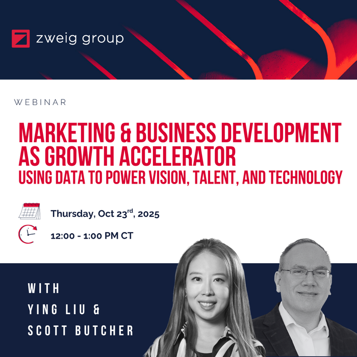 Marketing & BD as Growth Accelerator: Using Data to Power Vision, Talent, and Technology