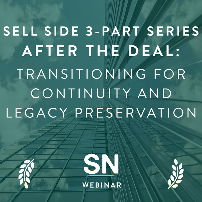 After the Deal: Transitioning for Continuity and Legacy Preservation
