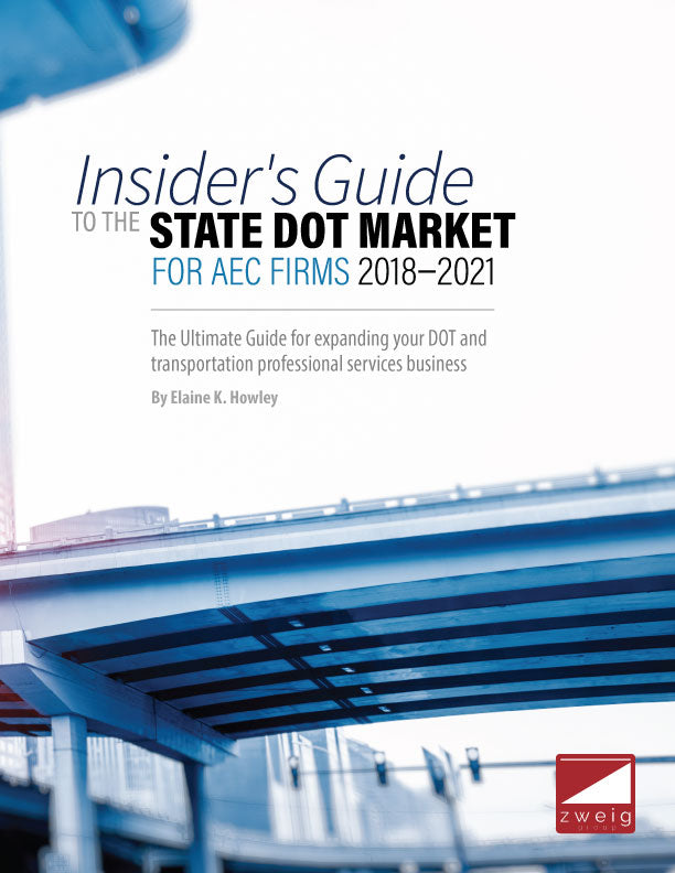 Insider's Guide to the State DOT Market for AEC Firms 2018-2021 Cover