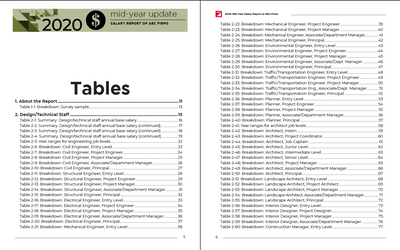 Mid-Year Update 2020 Salary Report of AEC Firms Preview #3