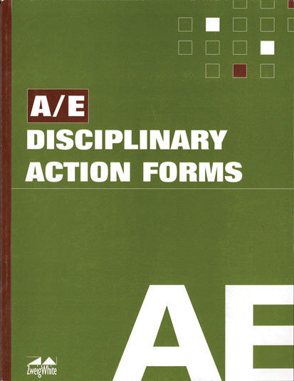 A/E Disciplinary Action Forms Cover